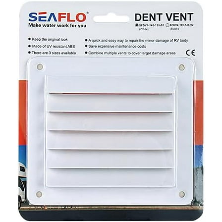 SEAFLO Dent Vent For Marine & RV 5" X 5.5" White