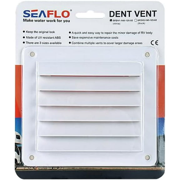 SEAFLO Dent Vent For Marine & RV 5" X 5.5" White