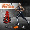 thumbnail image 5 of Metal A Frame Dumbbell Weight Rack 5 Tiers Red, 5 of 6