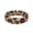 Pack C: Brown Leopard, variant on ThunderFit Silicone Wedding Bands for Women, Breathable Printed Design Rubber Engagement Rings 5.5mm Wide 1.8mm Thick - 1 Pack