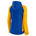 thumbnail image 3 of Women's Fanatics Royal/Gold Los Angeles Rams End Around Lightweight Raglan Full-Zip Hoodie Jacket, 3 of 3