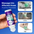 thumbnail image 3 of Epsom-It Calming Foot Lotion - Roll On Magnesium Sulfate Lotion for Tired Feet & Ankles, Topical Epsom Salt with Urea, Soften Tough Skin and Cracked Heels, Leg Cramps and Achy Feet, 3.0 oz, 3 of 9
