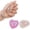 Clear, variant on Hearts Teenie Valentine’s Day Candy-Like Squishy Heart Fidget Toys, Glitter Sensory Stress Relief Squeeze Toys, Cute Pocket Decompression Gifts