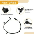 thumbnail image 4 of Sensor de velocidad de rueda ABS Unique Bargains No.84250931 Trasero Izquierdo Derecho Juego de Sensor del Sistema de Frenos Antibloqueo para Buick Envision 2018-2020, 4 of 7