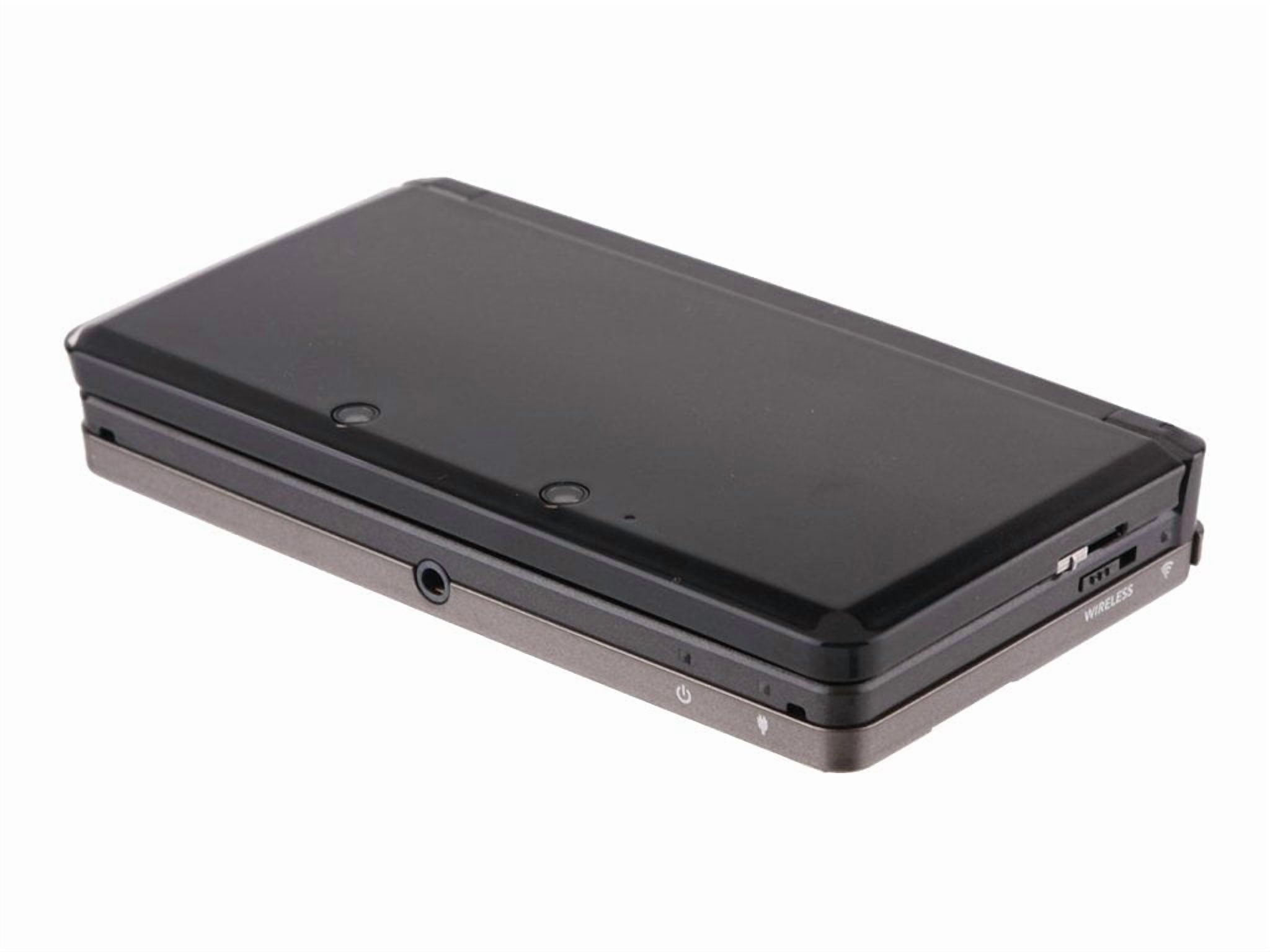 Nintendo 3DS Game Console with RetroFam 32GB SD Card, Cosmo Black