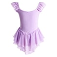 thumbnail image 2 of HWJAD 2-16Y Girls' Ballet Leotard with Tutu Skirts Toddler Girls Ballerina Dance Dress Gymnastics Leotards Outfits, 2 of 6