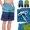 Blue, variant on Men's Classic Swim Trunks, with Mesh Lining Beach Board Shorts, Swim Shorts with Pockets
