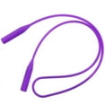 thumbnail image 2 of 2x Silicone Eyeglasses Strap Sunglasses Non Slip Band Neck Cord Holder Violet Dark Blue, 2 of 8