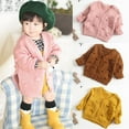 thumbnail image 1 of Pull Tricoté à Manches Longues pour Fille Bébé Enfant Manteau Veste, 1 of 5