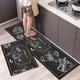 thumbnail image 2 of Alfombra de cocina duradera y resistente a la suciedad, alfombra para puerta de baño, alfombra para ducha, alfombra para pies, alfombra suave antideslizante con dibujos animados, 2 of 5