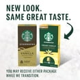 thumbnail image 2 of Starbucks By Nespresso Original Line, Creamy Vanilla, Flavored Roast Nespresso Pods, 10 Count, 5 Pack, 2 of 9