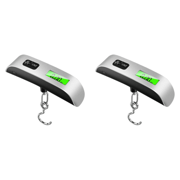 Báscula Digital Portátil para 50 Kg/110 Lb Con Pantalla LCD (gancho Colgar)