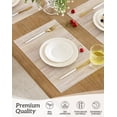thumbnail image 2 of Set de individuales Leetaltree beige acero claro con amarillo x6, 2 of 9