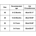 thumbnail image 3 of WUANDIXFA Fisherman Hat for Boys Girls Sun Hat for Kids UV Protection Summer Hat Beach Play Hats Wide Brim Neck Flap for Girls Blue,6-12 Months, 3 of 4