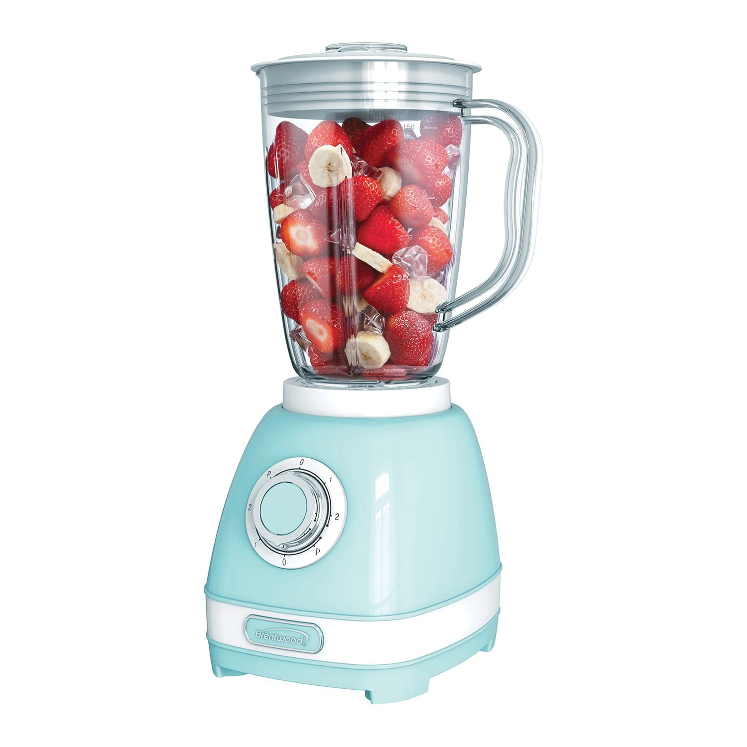 Brentwood 350 W 50 oz 2-Speed Retro Blender, Blue