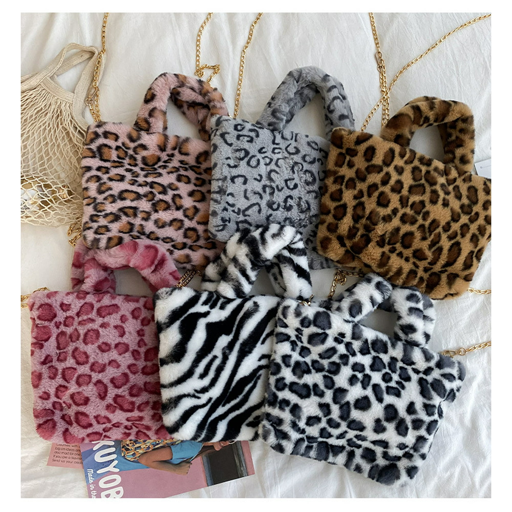 Fuzzy side bag hotsell