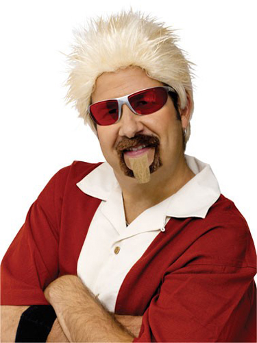 Celebrity Chef Wig Guy Fieri Costume Accessory Goatee Walmart Com Walmart Com