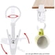thumbnail image 4 of 20 Piezas (Blancas) Pinzas Grandes para Ropa, Clip cortavientos, Pasador de plástico, Puede Girar 360 Grados para Toallas, Ropa, sábanas, Alfombras, Cortinas, Sombreros, 4 of 5