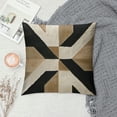 thumbnail image 2 of Wuche Black White Coffee Throw Pillow Cover,Boho Tribal Geometric Pillowcase, Modern Farmhouse Brown Cushion Case for Couch Sofa Bed Multiple specifications, 2 of 5