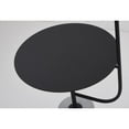 thumbnail image 5 of Bethel  a Matte Black Metal Frame Floor Lamp/Side Table with a Concrete Base, 5 of 5