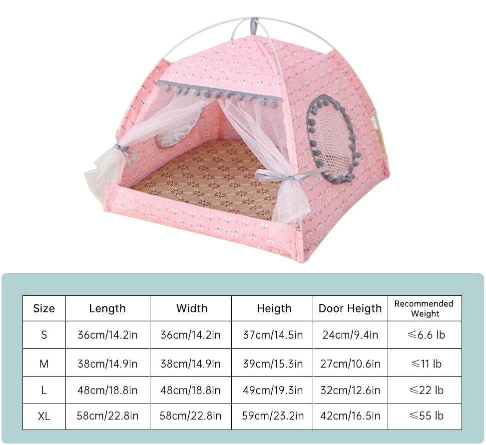 Buy Ecosprial Pet Tent Cat Bed Cat House Bed Cat Igloo 2in1 Self