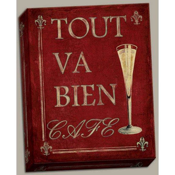 Canvas Paris France French Sophisticated Durable Fun Drink Alcohol Classic Popular Art Quality 11x14