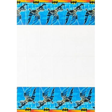 American Greetings Batman Party Supplies, Plastic Table Cover, 54" x 96"