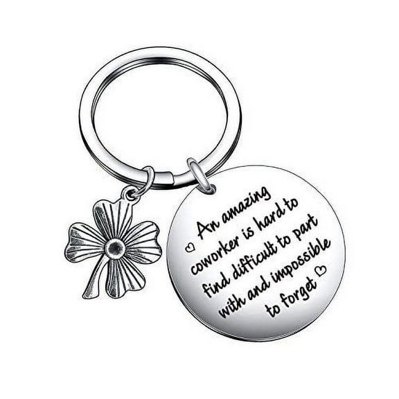 Coworker Goodbye Farewell Gift Coworker Going Away Gift Coworker Leaving Keychain Coworker Retirement Gift for Coworker Appreciation Gift Coworker Retiring Gift Christmas Gift Coworker Keychain