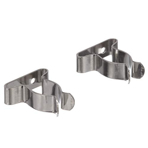 Polished Stainless Steel Pack of 2 5/8 to 1-1/4 Inch Size Seachoice 72011 Spring Clamps 