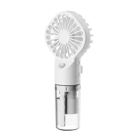 

Flash Sale! Shiogb Household Fans Hand Held Fan With Sprayer 4 Gear Portable Fan With Water Tank & Mist Energy Saving Low Noise Outdoor Fan 2000Mah Large Capacity Battery Mini Face Steamer Foldin