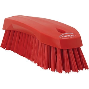 Vikan Large Hand Brush- Stiff - Red (4 Units)