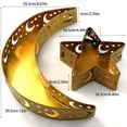 thumbnail image 4 of Cateissary Bandeja de aperitivos de hierro con forma de estrella, bandeja de frutos secos novedosa para entretener a los invitados, adornos Almacenamiento y organización del hogar JM00387, 4 of 6