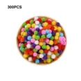thumbnail image 2 of Baohd 300pcs Durable Multicolor Pom Poms Add Touch Of Fun To Projects Wide Range Of Uses Craft Pom Poms random 10mm 1Set, 2 of 6