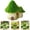 C, variant on Z52LingLing Decoration Miniature Mushroom House Resin Figurine Fairy Tale Cottage Aquarium Landscaping Ornament for Fish Tank Desktop DIY Layout Style B