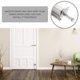 thumbnail image 2 of unbranded Step on Door Stop En Acero Inoxidable Con Base De Para Sostener Puertas Plata, 2 of 8