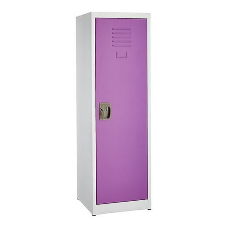AdirOffice 48"" Steel Single Tier Purple Storage Locker (629-01-PUR)