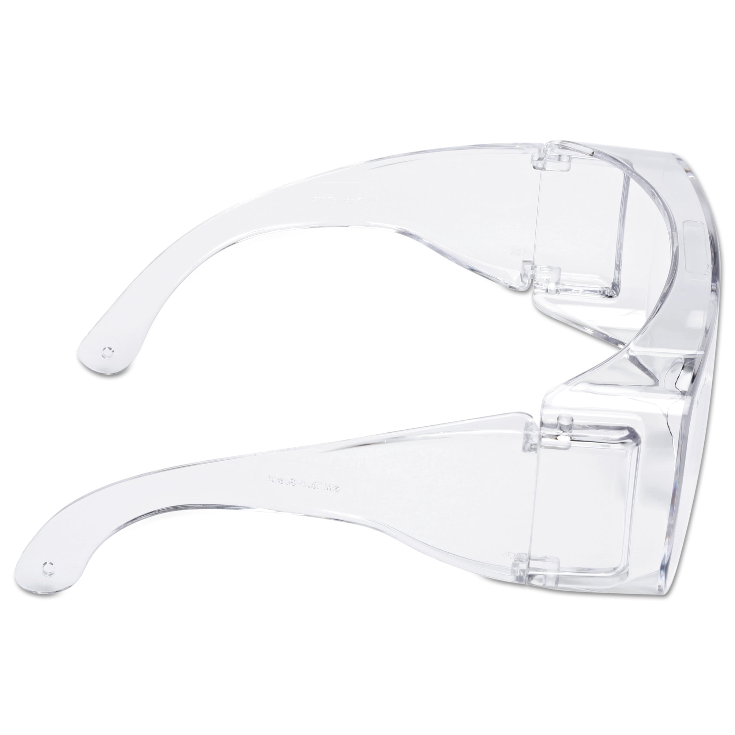 3M Tour-Guard V Protective Eyewear - Medium Size - Ultraviolet Protection - Polycarbonate Lens, Polycarbonate Frame - Clear, Clear - 20 / Box
