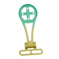 thumbnail image 3 of DYNWAVECA Bike Computer Mount Bike Computer Holder Adjustable Angle Adults Practical Compact Speedometer Mount for Biking Riding Sports Gradient Green, 3 of 9