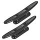 thumbnail image 1 of Uxcell 2 piezas de cleats para barco de 4 pulgadas, cleat para amarrar cuerdas de kayak de 41 mm para uso marino, color negro, 1 of 7