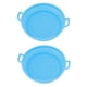 thumbnail image 4 of Cestas para freír de silicona antiadherentes con asas, paquete de 2, 19 cm de diámetro, color azul, accesorios de cocina saludables, 4 of 8