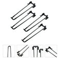 thumbnail image 3 of SHISUYAN 4Pcs Sturdy Iron Folding Table Legs for Bed Computer Desk with Wide Application Black, 3 of 8