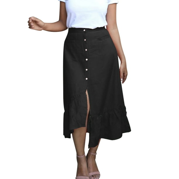 Knee length skirts clearance casual