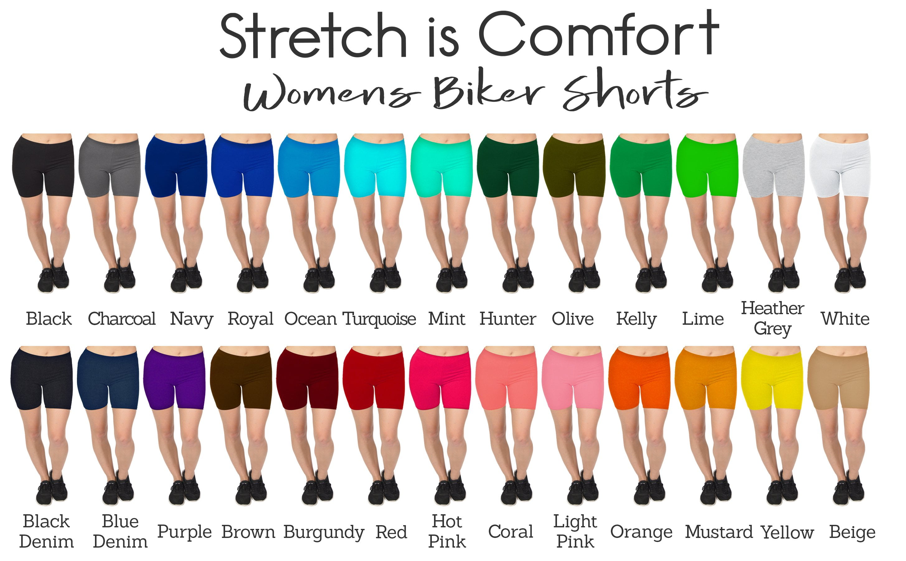 Stretch is Comfort Infant Cotton Biker Shorts Pack of 2 Black and White Medium 9M