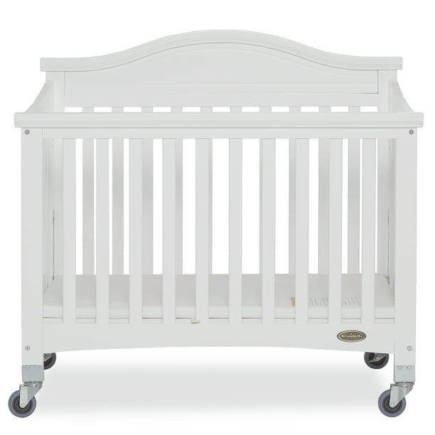 Dream On Me Venice Folding Portable Crib White Walmart Com