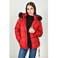 thumbnail image 1 of Chamarra con cinto y capucha desmontable Roman Fashion /Juvenil, 8380 (Rojo) rojo M, 1 of 6