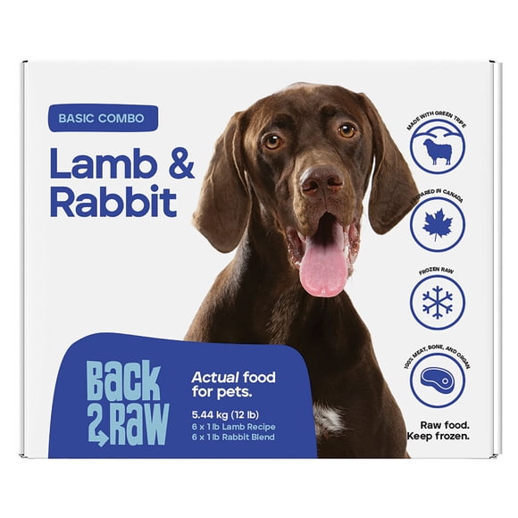 Basics, Patty - Lamb & Rabbit Blend - 5.44 kg(12x0.45kg)