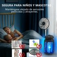 thumbnail image 4 of Autbye L&aacute;mpara para Mosquitos, Matamosquitos con luz LED para Exteriores, Trampas de Mosquitos, Trampa de Moscas, Antimosquitos Electrico con Enchufe para Interiores, Exteriores, Patios y J, 4 of 8
