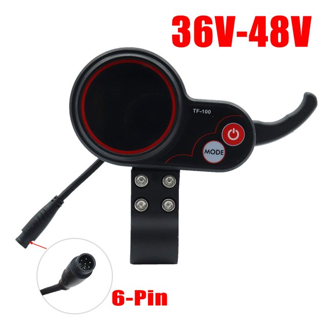 Scooter Thumb Throttle, TF 100 Display, Practical And Durable Plastic Thumb Throttle With Display, Suitable For Electric Skateboard Electric Scooter-KEEW