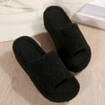 thumbnail image 5 of Wensltd Thick Sole Slippers for Women Open Toe Fleece-Lined Fashion Casual Comfortable Indoor Slippers, 5 of 9