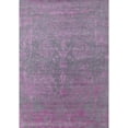 thumbnail image 1 of Ahgly Company Indoor Rectangle Mid-Century Modern Purple Oriental Area Rugs, 6' x 9', 1 of 6